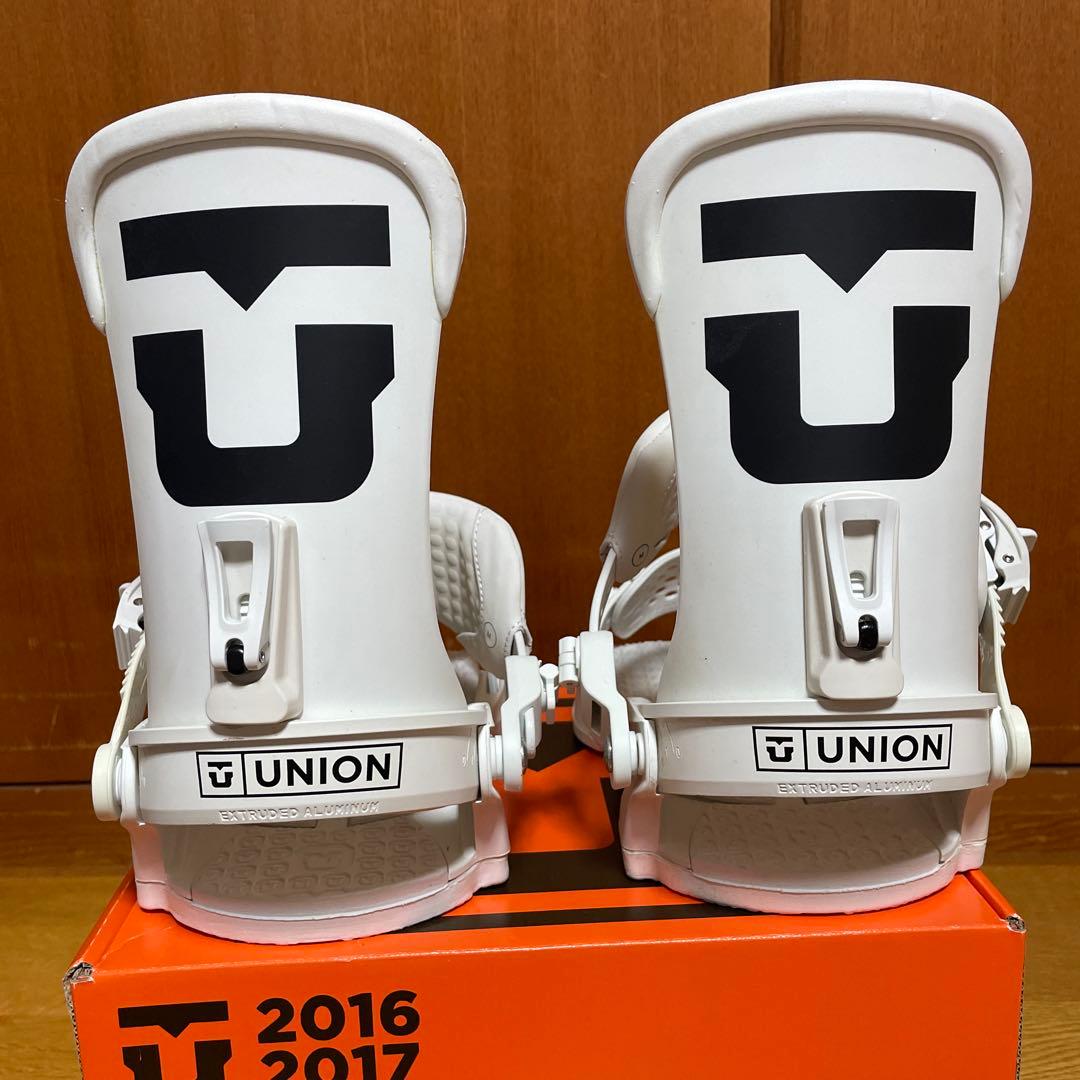 未使用　union ユニオン FORCE TEAM ビンディング　ホワイト