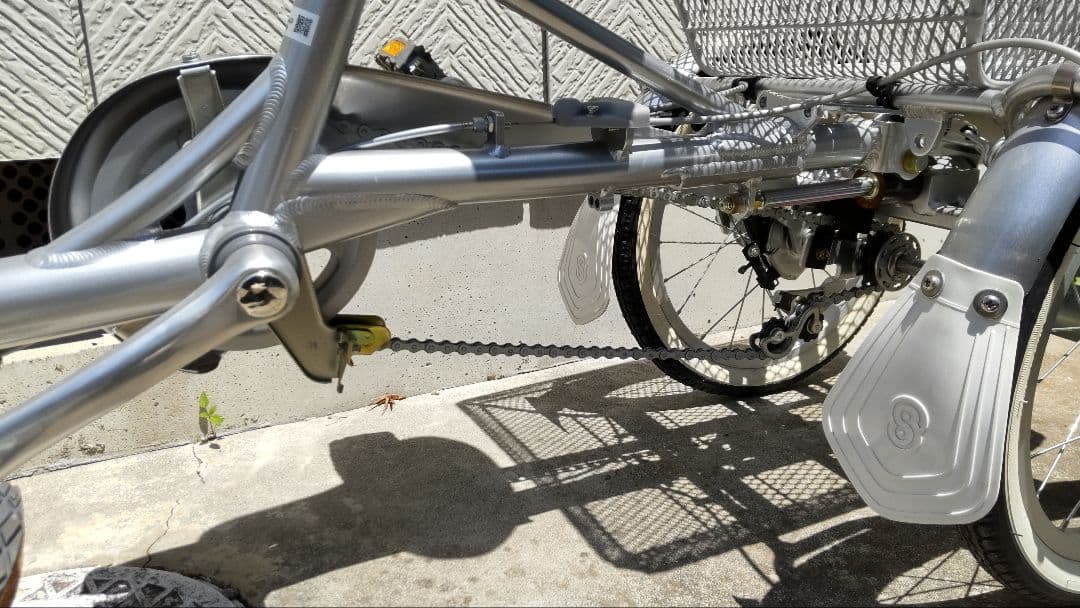 ブリジストン製三輪自転車シルバーBRIDGESTONE BW10 3輪配達配送可