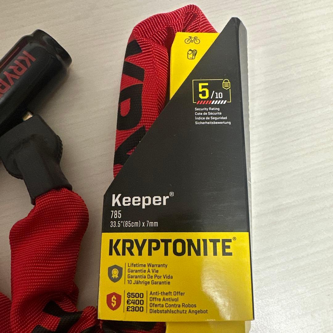 KRYPTONITE Keeper 785 チェーンロック 33.5インチ