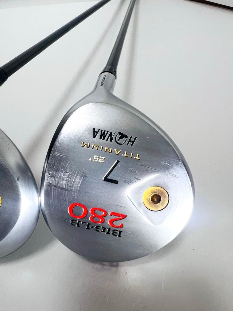 名器 HONMA 星4 BIG LB-708 280 5w 7w 2本 36万円