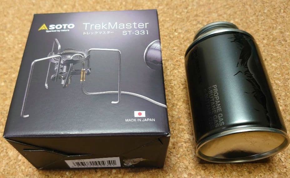 SOTO、NEW.トレックマスター、燃料ボンベ付、新品未開封、送料込