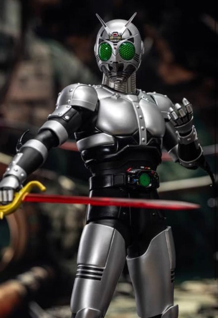 ホットトイズ仮面ライダーブラック&Soosootoys 1/6 銀影の戦士セット