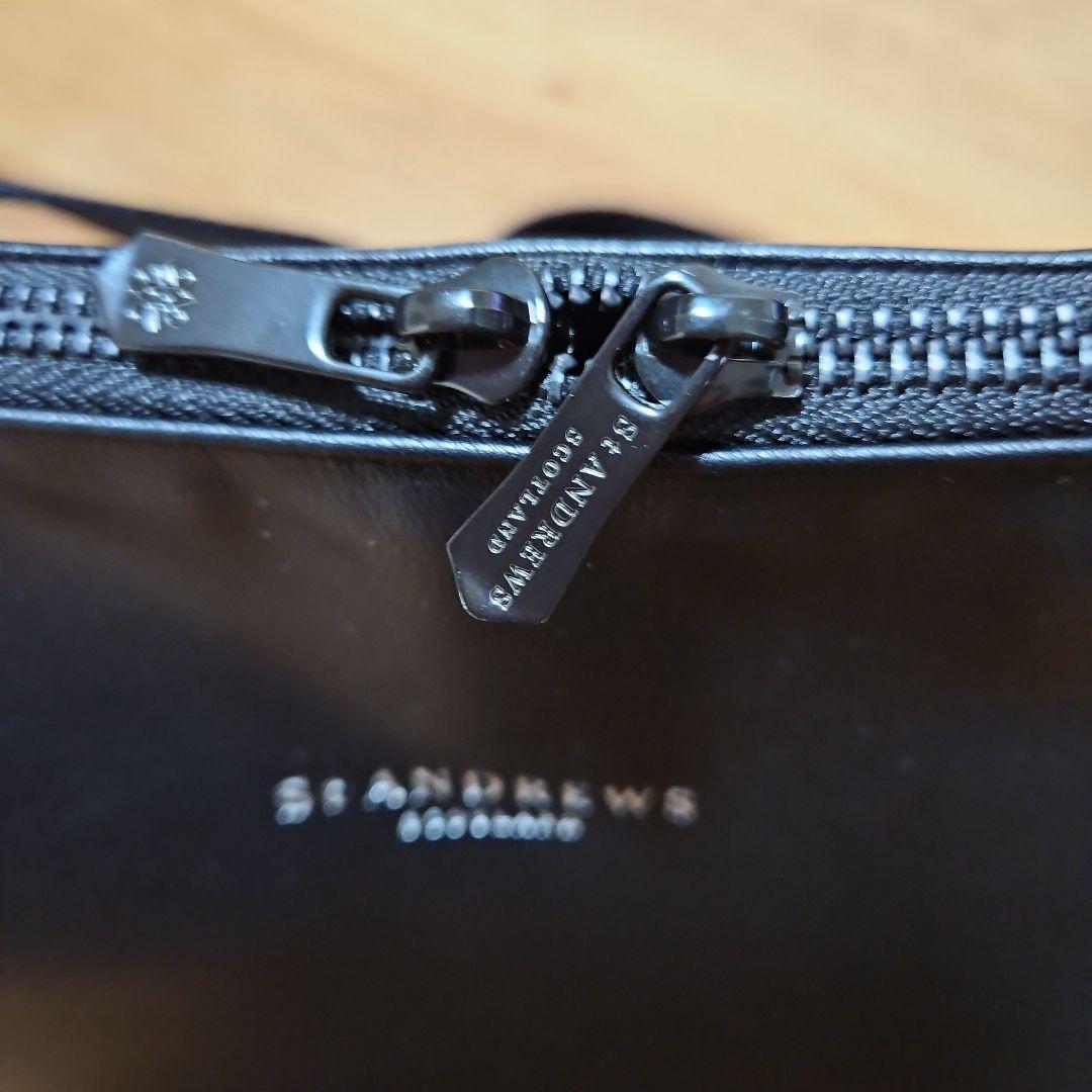お値下げ❗　ST ANDREWS ブラック　ボディバッグ