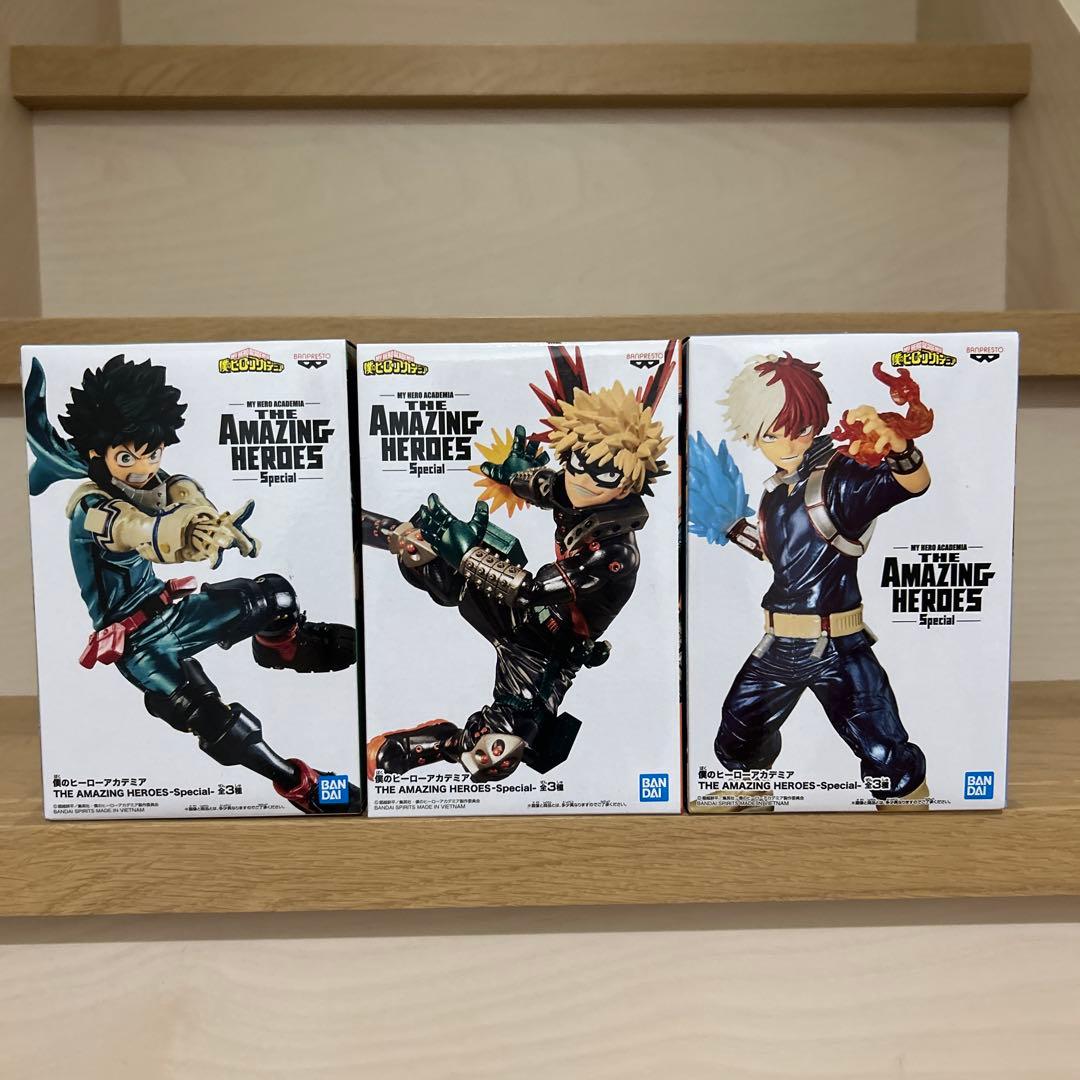 僕のヒーローアカデミア　出久　勝己　焦凍　フィギュアセット