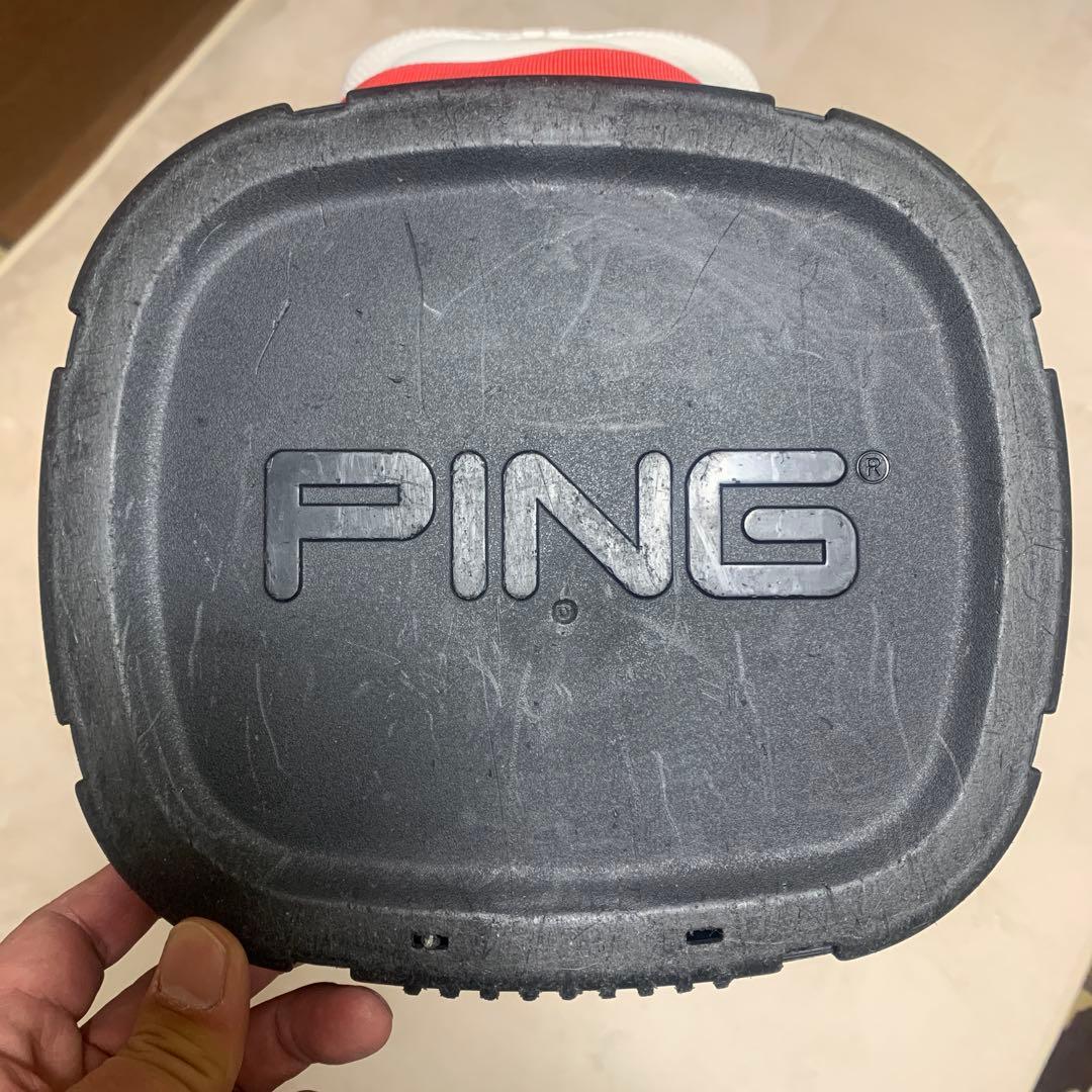 ＰＩＮＧスタンドキャディバッグ　ネームタグ、アイアンカバー付き