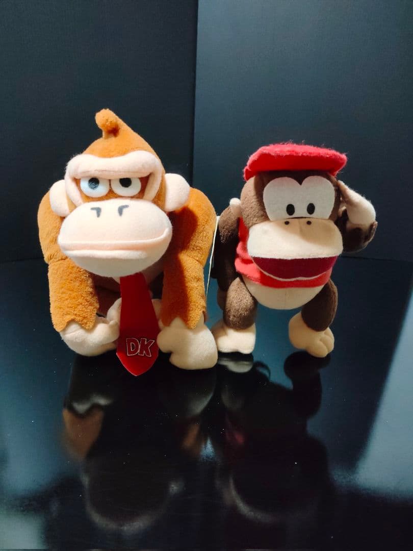 【非売品】動作確認済み ドンキーコング ディディーコング ぬいぐるみ 当時物