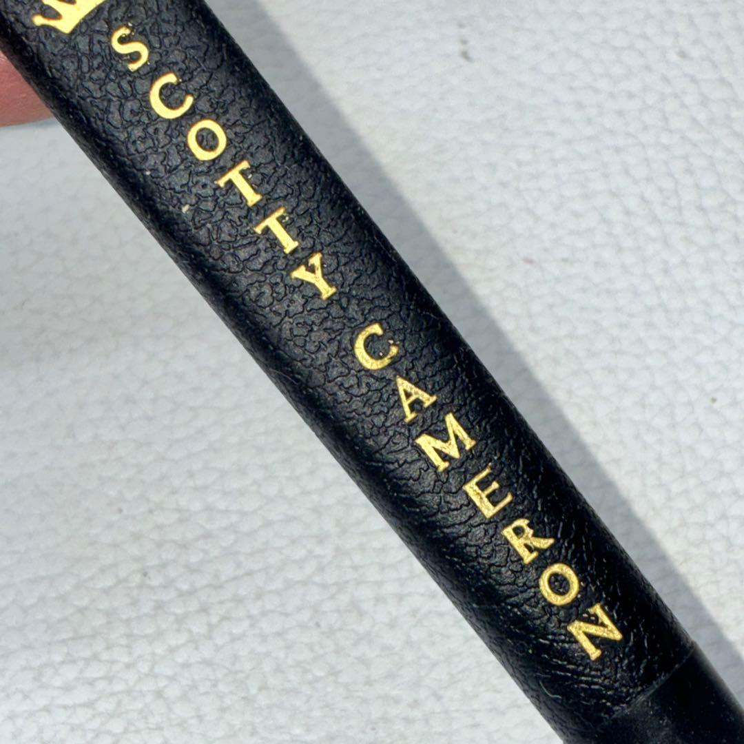 Scotty Cameron 黒ラバーグリップ カスタムショップ限定