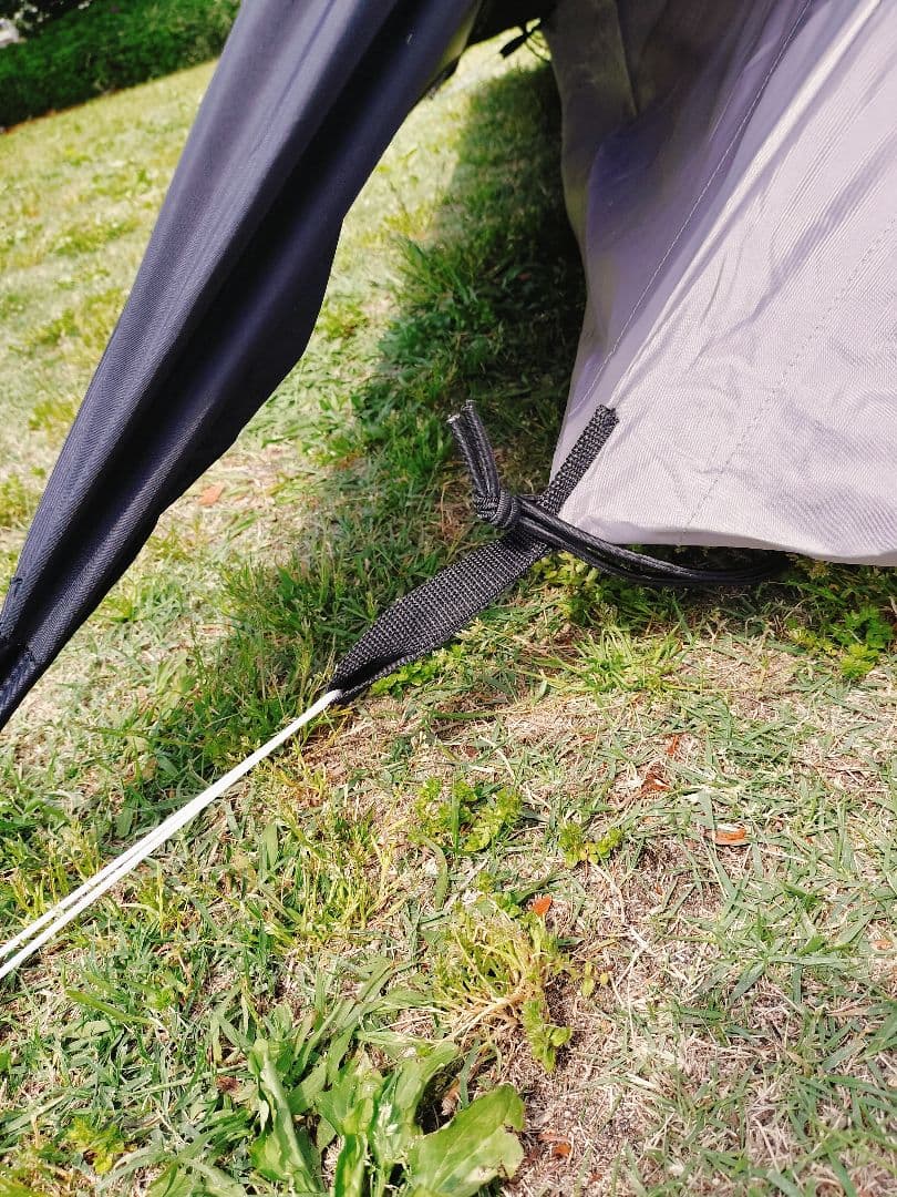 dod ONE POLE TENT(M) ブラック グランドシート付き