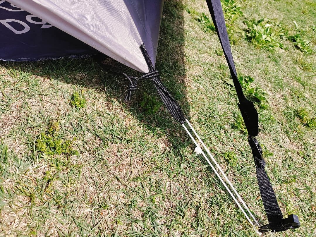 dod ONE POLE TENT(M) ブラック グランドシート付き
