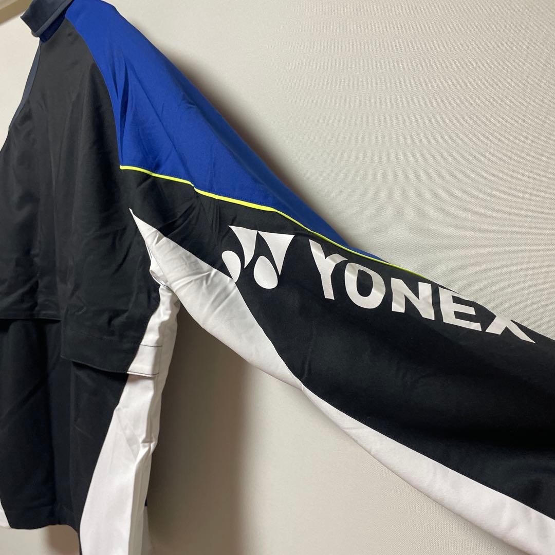 YONEX ジップアップジャケット 青 黒 新品タグ付き　レディース