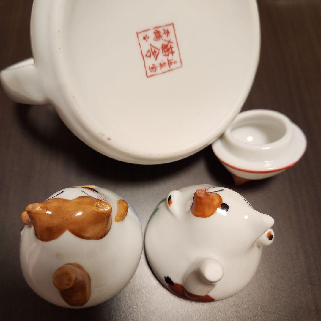 猫舎本舗　急須　湯飲み