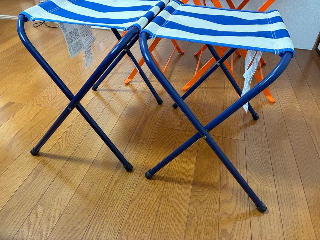 IKEA スンドソー　ストランドン　折りたたみテーブル・チェア &スツールセット