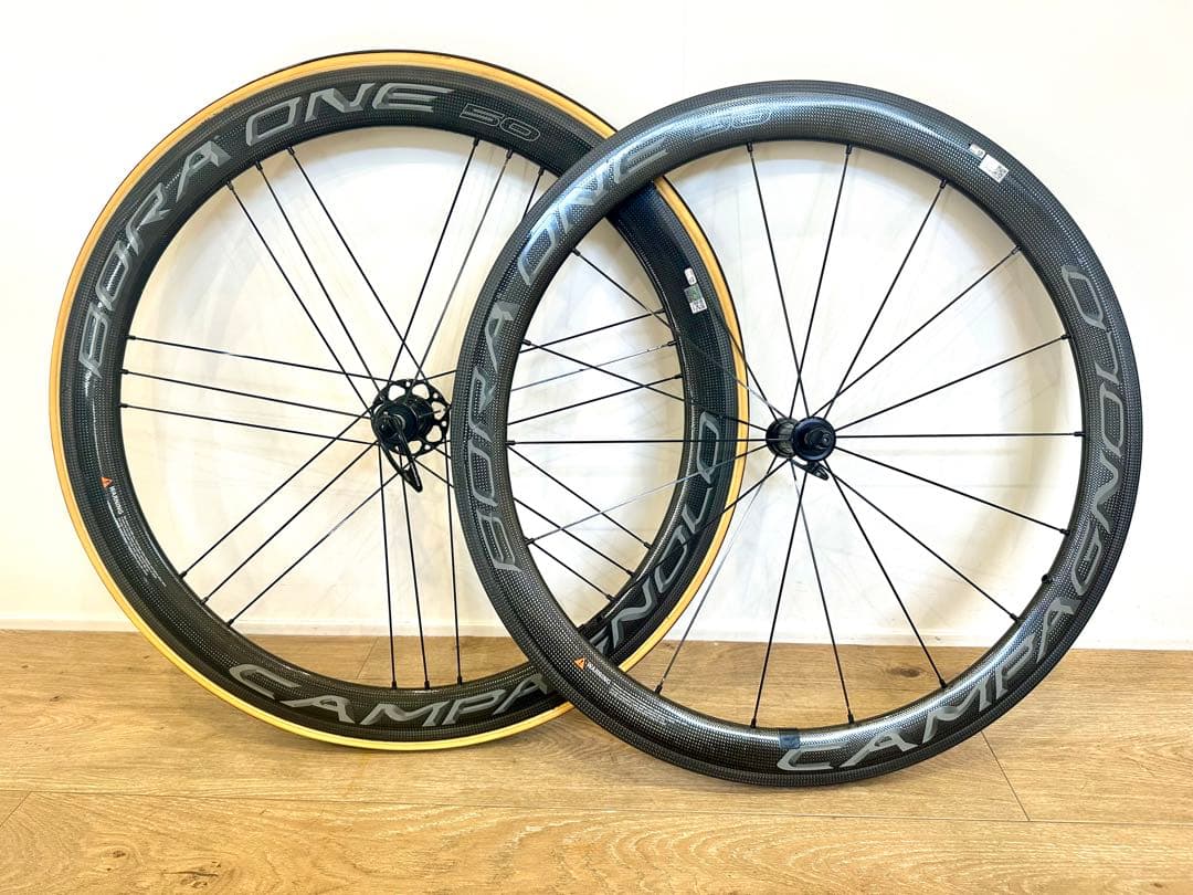 超美品 カンパニョーロ BORA ONE 50 TU ダーク 11s シマノ