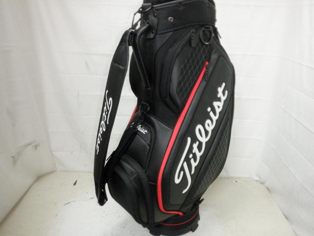 Titleist★タイトリスト★9.5型★美品★スタッフ(BK×RED)