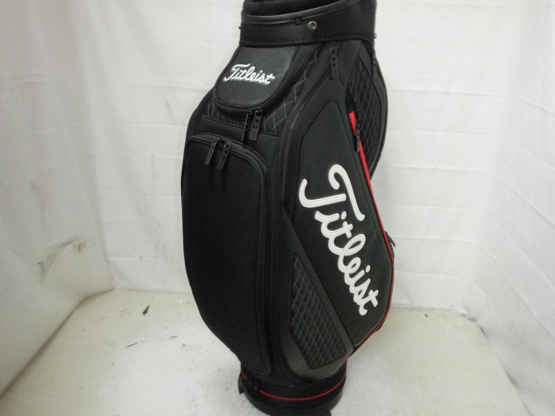 Titleist★タイトリスト★9.5型★美品★スタッフ(BK×RED)
