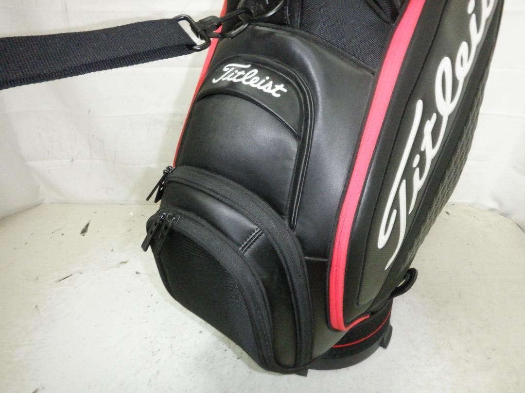Titleist★タイトリスト★9.5型★美品★スタッフ(BK×RED)