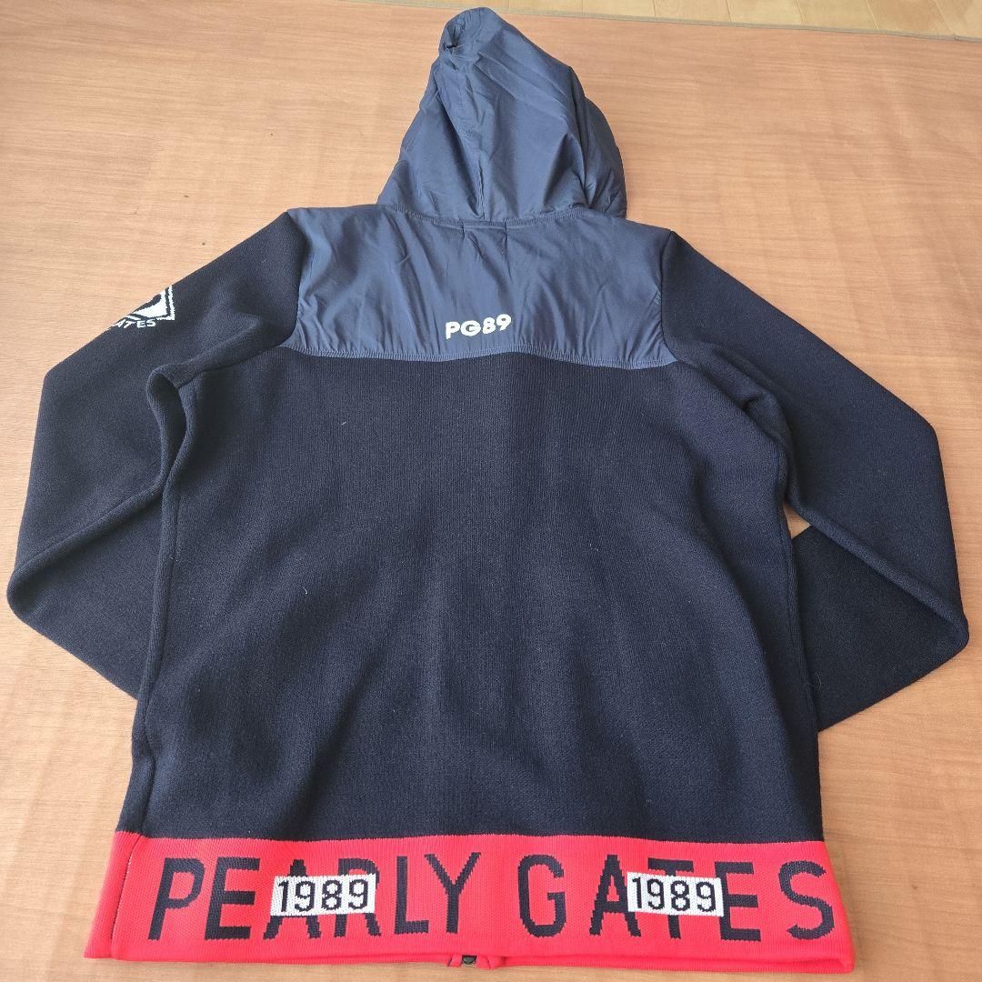 【美品】PEARLY GATES フード付きパーカー 1989ネイビー　5サイズ