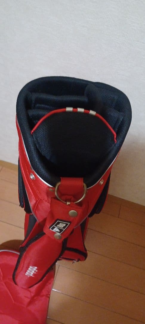 adidas レッド キャディバッグ