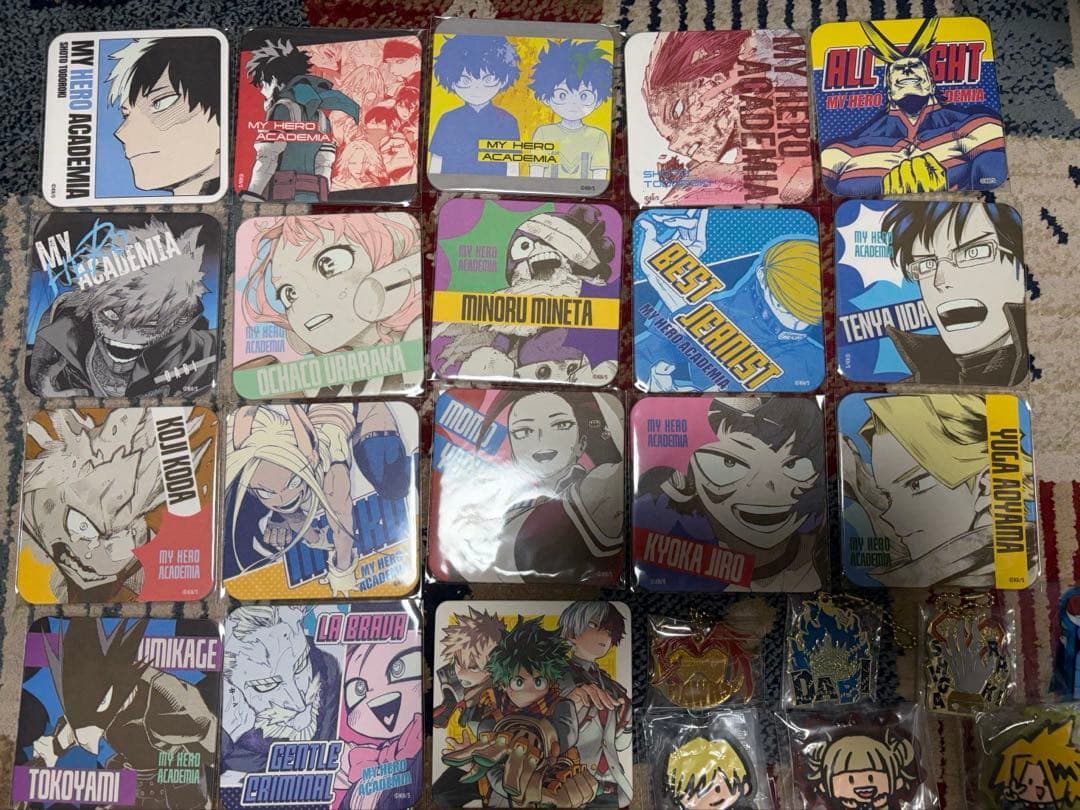 僕のヒーローアカデミアコースター、キーホルダーセット