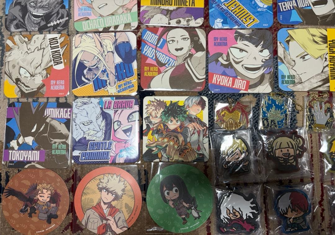 僕のヒーローアカデミアコースター、キーホルダーセット