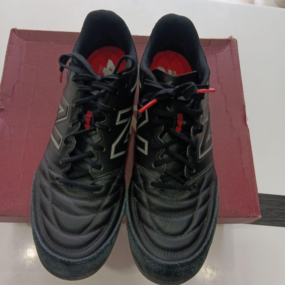 New Balance 442 ブラック サッカートレーニングシューズ27サイズ