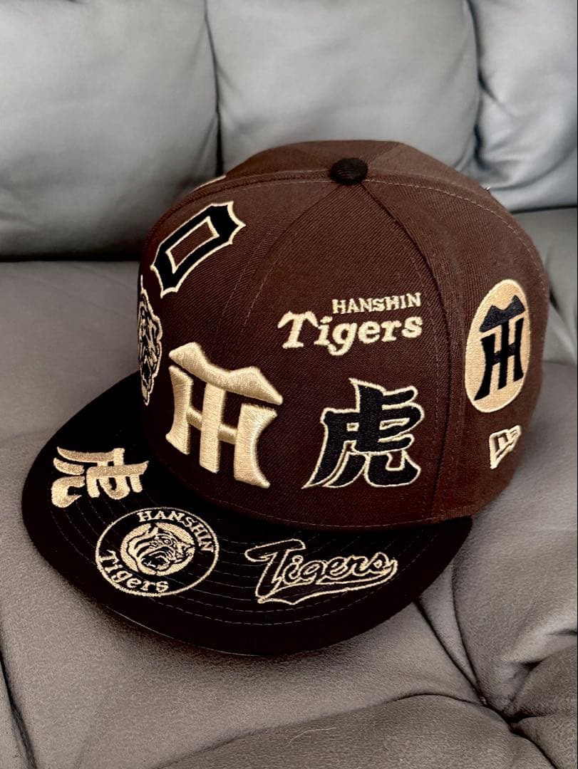 【未使用】阪神タイガース NEW ERA 9fifty マルチロゴ　WALNUT