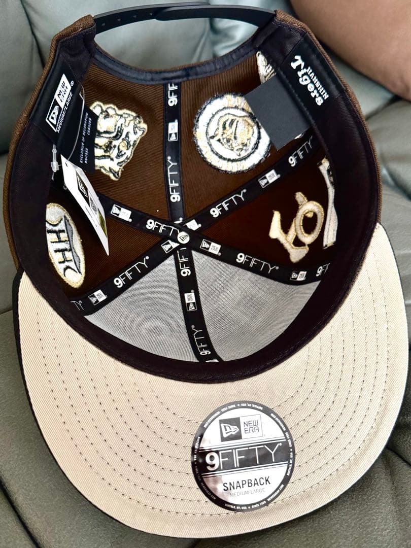 【未使用】阪神タイガース NEW ERA 9fifty マルチロゴ　WALNUT