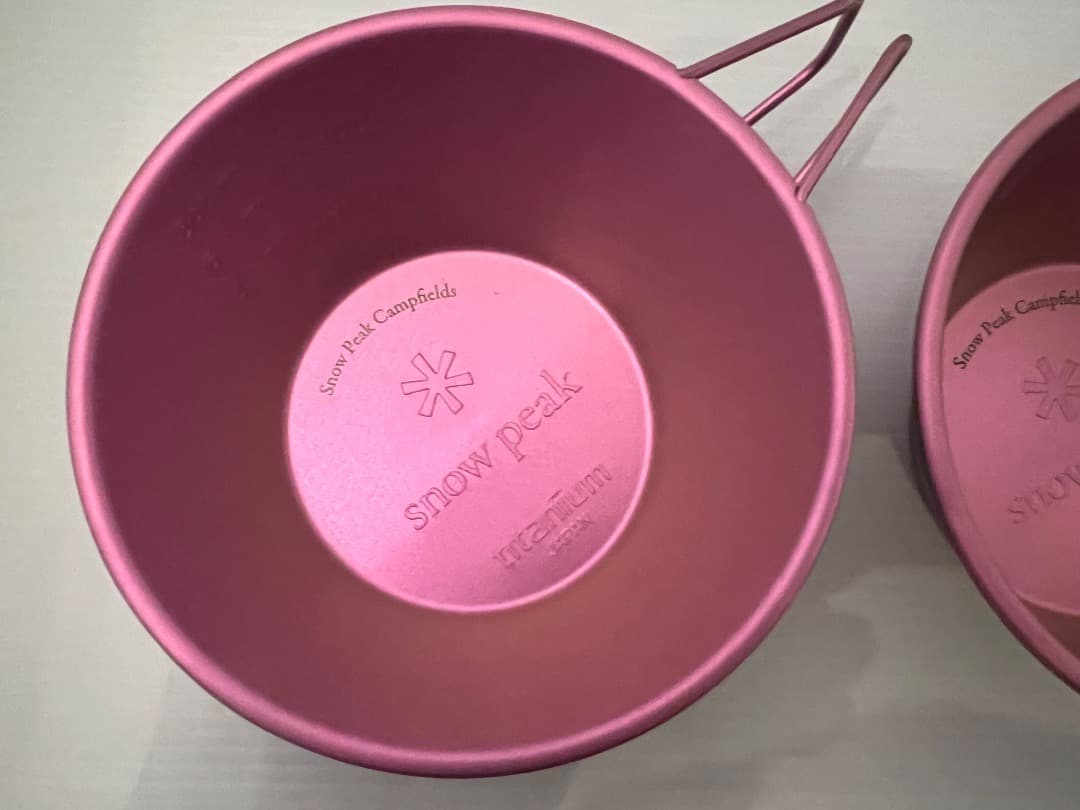 【未使用】スノーピーク　チタンシェラカップ　２個セット
