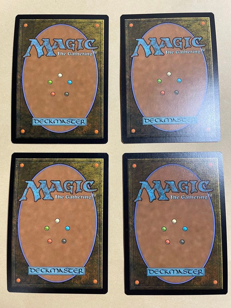 MTG　不毛の大地　英語版　FOIL 4枚セット