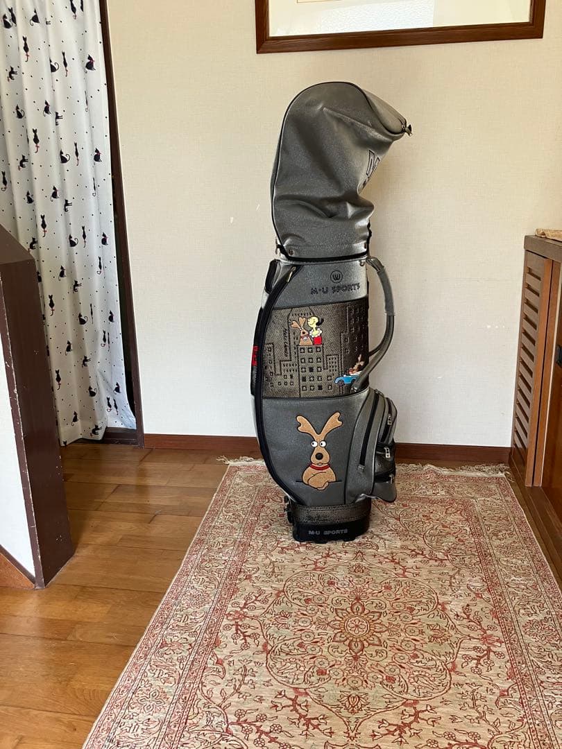 レディース ゴルフクラブセット MISCELA 黒バッグ 犬デザイン「初心者用」