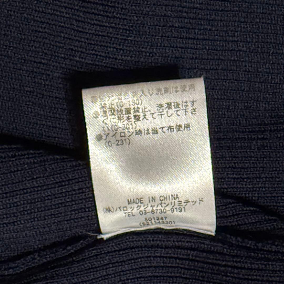 RIENDA GOLF ノースリーブニットポロ M ネイビー