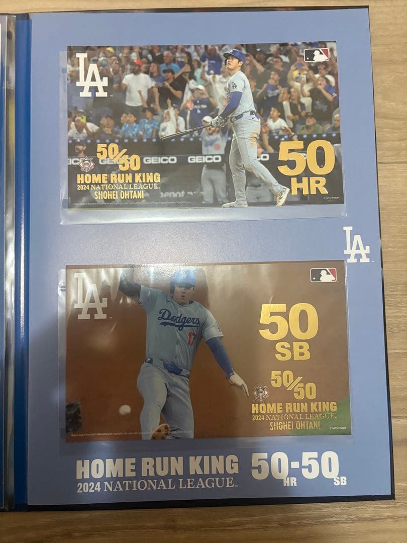 大谷翔平 ホームランキング 2024 記念カードブック記念はがき付き