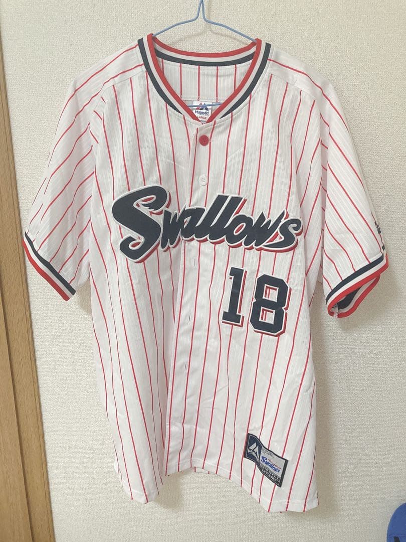 【1回着用のみ】東京ヤクルトスワローズ18奥川恭伸投手ユニフォーム Lサイズ
