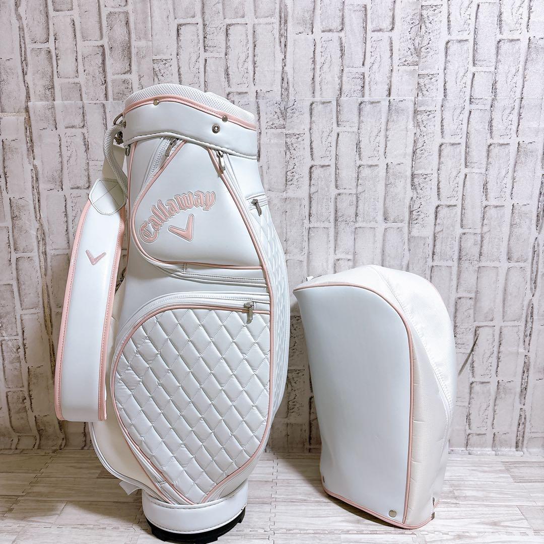 ラウンド未使用 キャロウェイ レヴァ REVA レディースゴルフ キャディバッグ
