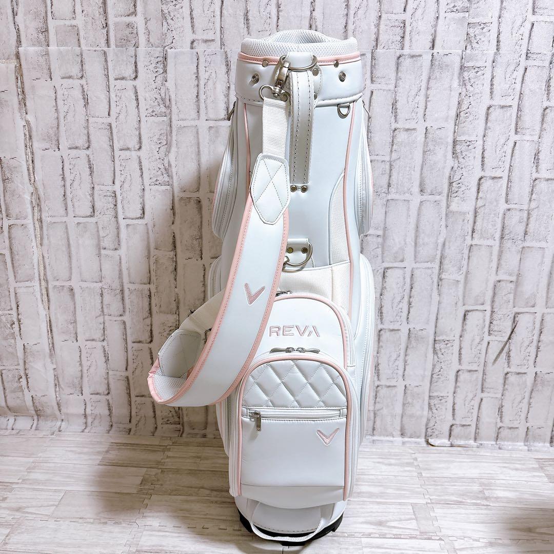 ラウンド未使用 キャロウェイ レヴァ REVA レディースゴルフ キャディバッグ