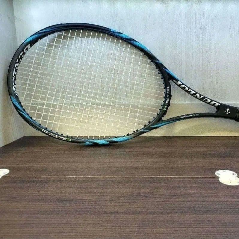 【超美】 ダンロップ バイオミメティックス 200 PLUS 硬式ラケット 青