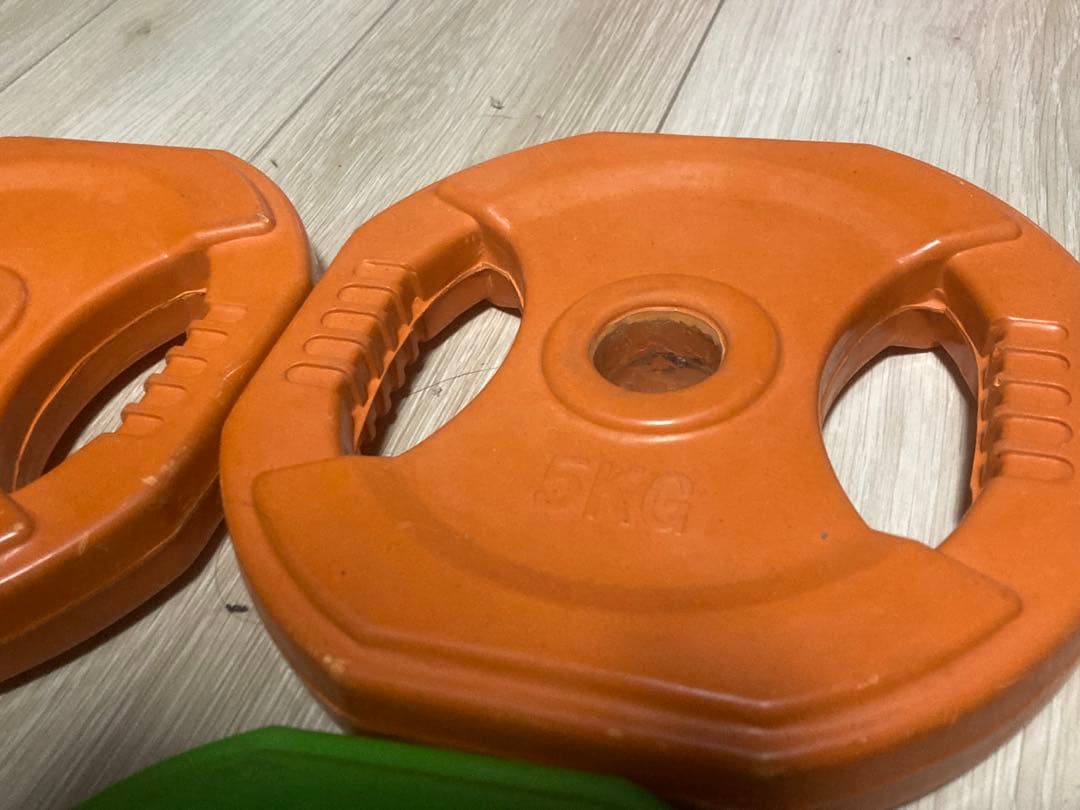ウエイトプレートセット バー付き　バーベル