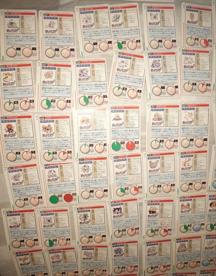 ポケモン カードダス シールダス 1996 1997年 コレクション品 104枚