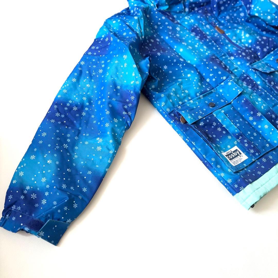 新品✨cosby スノボ スキーウェア 上下セット L ブルー 洗える
