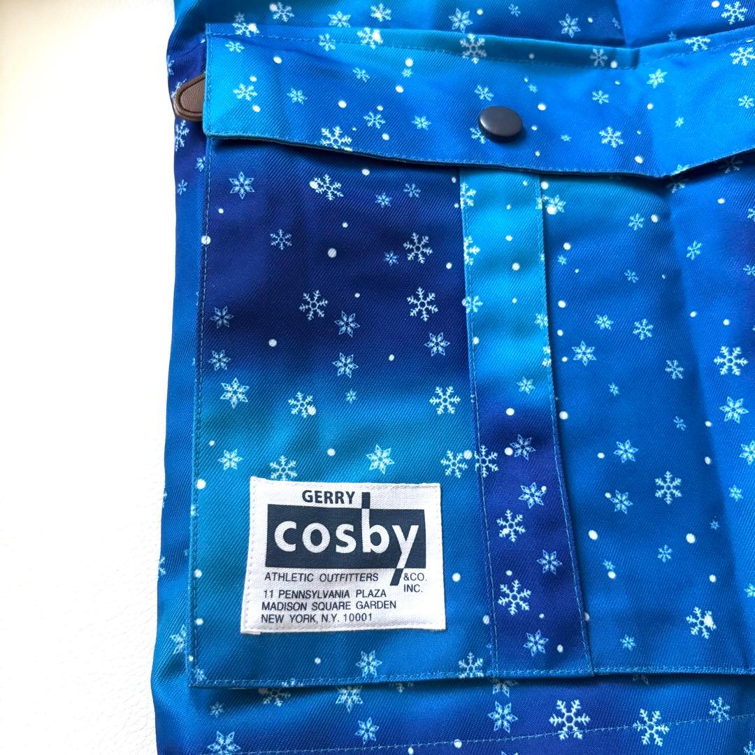 新品✨cosby スノボ スキーウェア 上下セット L ブルー 洗える