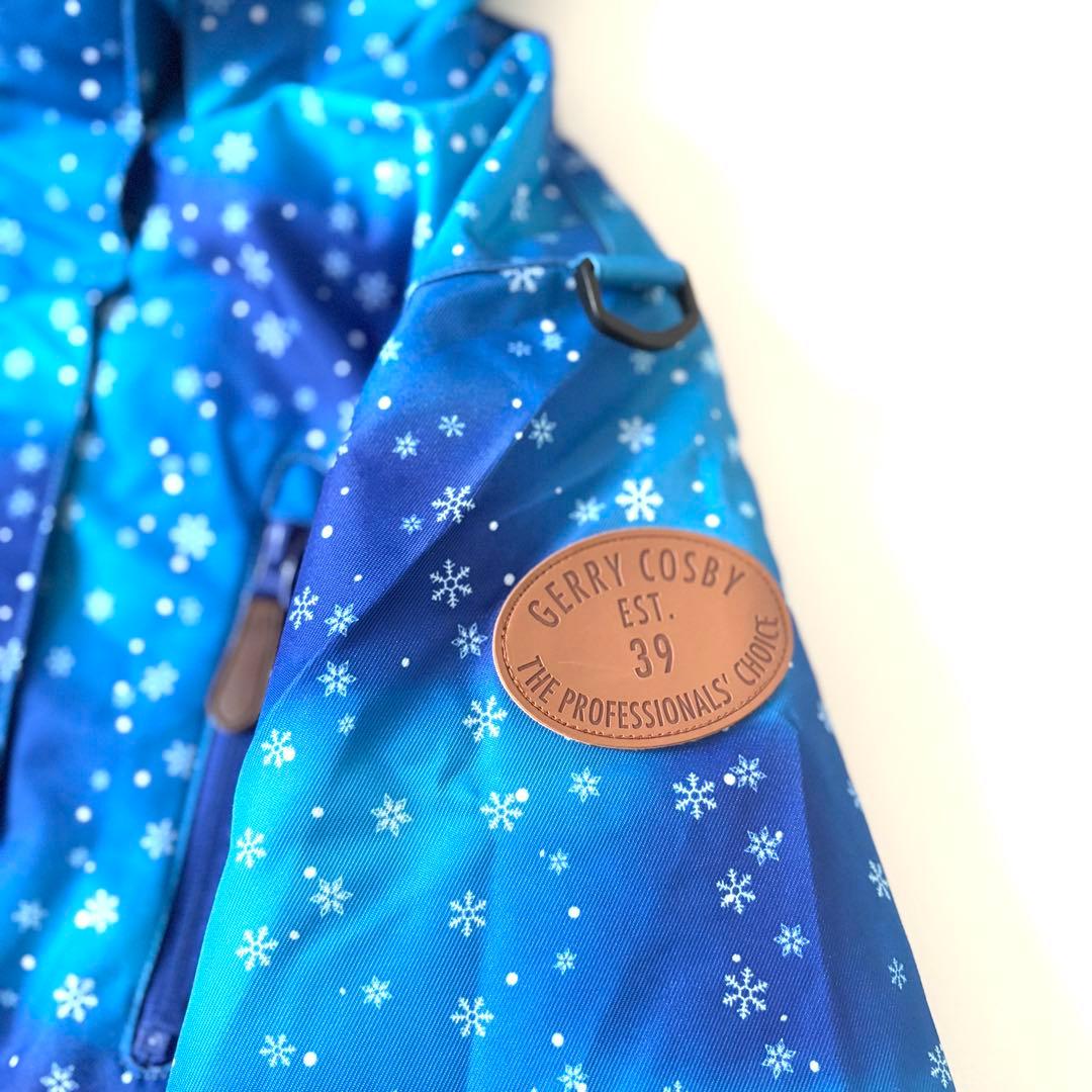 新品✨cosby スノボ スキーウェア 上下セット L ブルー 洗える