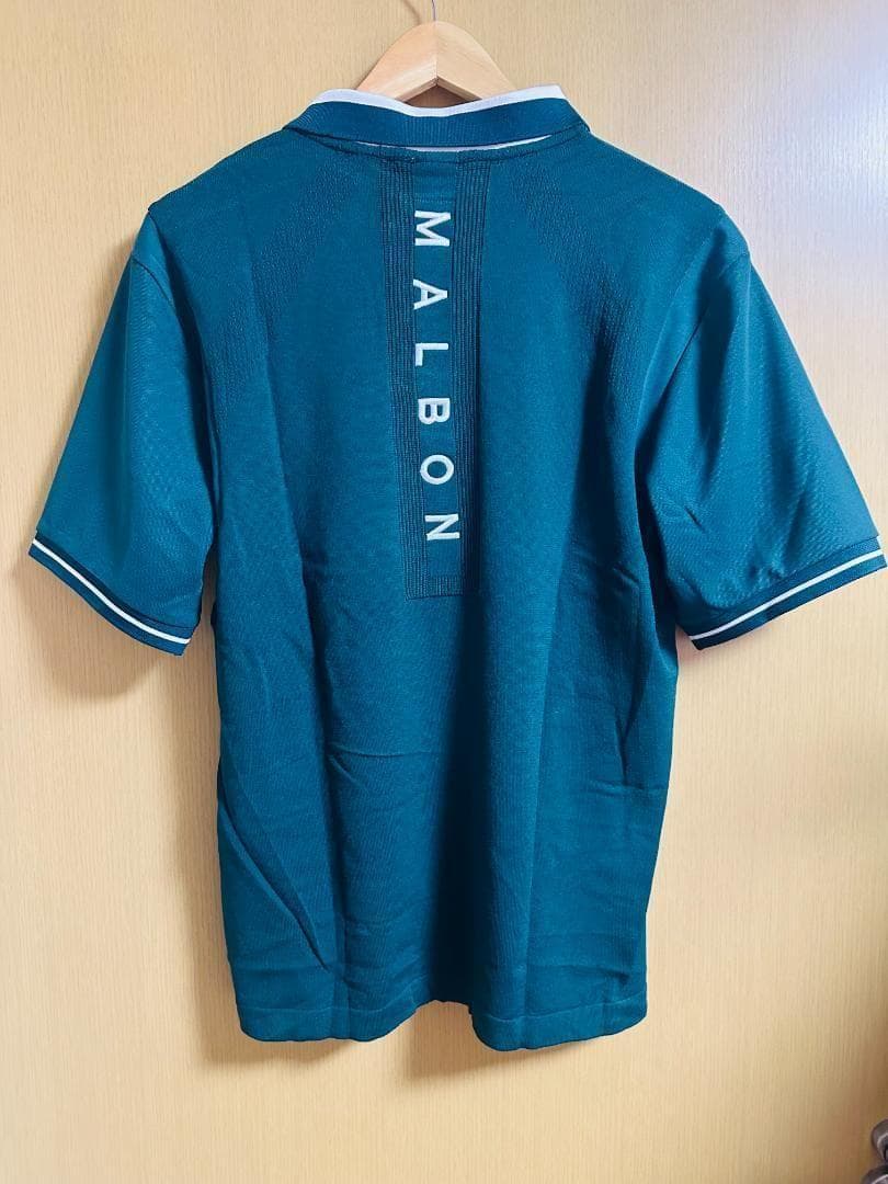 即日発送 マルボンゴルフ ポロシャツ malbon golf メンズ シャツ 緑