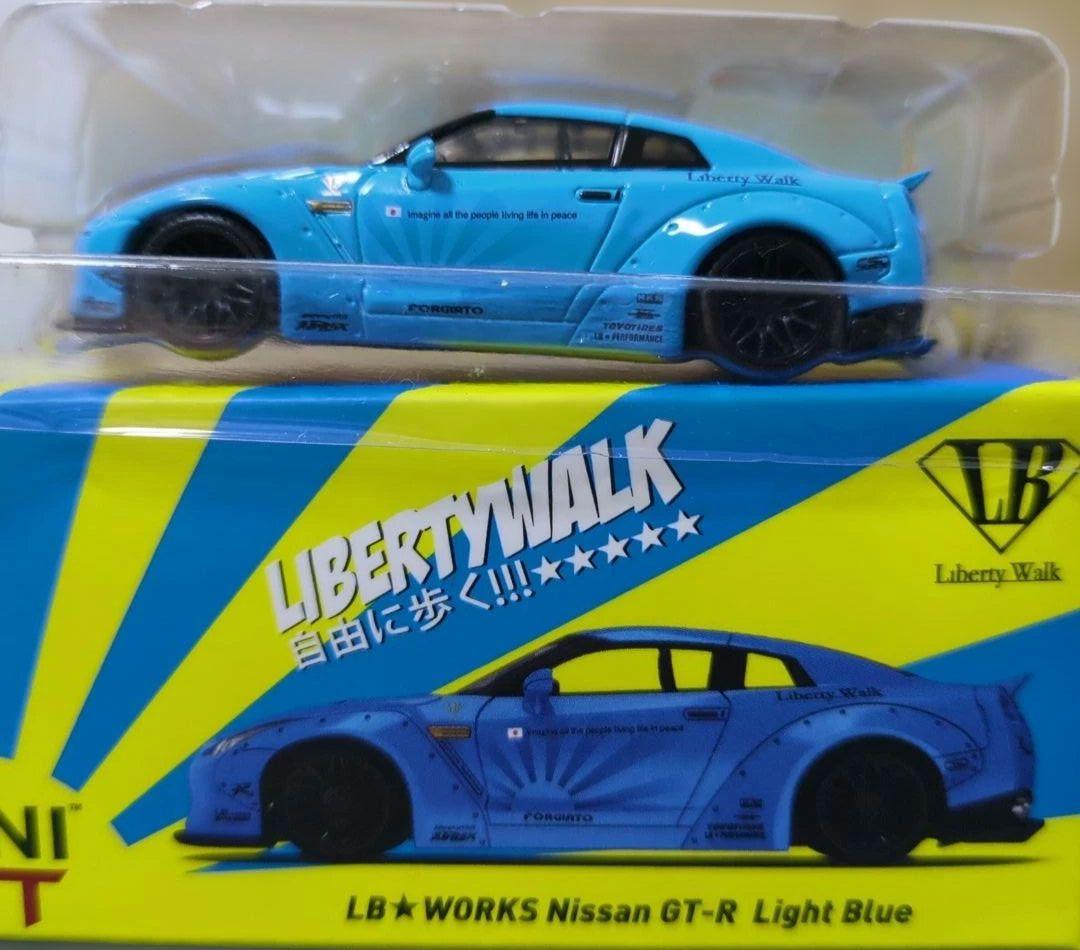 MINI GT LB★WORKS Nissan GT-R Light Blue