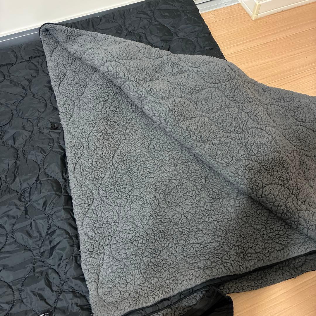【美品】BROOKLYN OUTDOOR COMPANY ブランケット ブラック