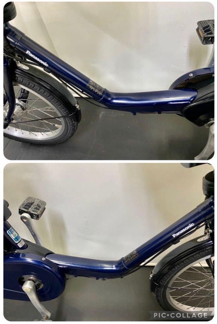 1年保証 送料無料　新型　パナソニック　ギュットミニ　紺色　電動アシスト自転車