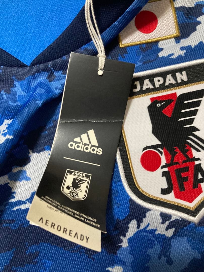 【新品タグ付き】日本代表2020ホームユニフォーム21番 堂安律 直筆サイン入り