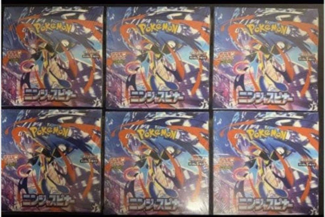 ポケモンカードゲーム　ニンジャスピナー　シュリンクなしペリペリあり　6BOX!!