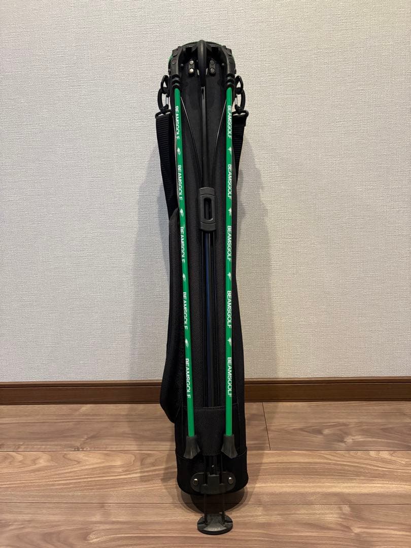 BEAMS GOLF スタンド付きキャディバッグ ブラック