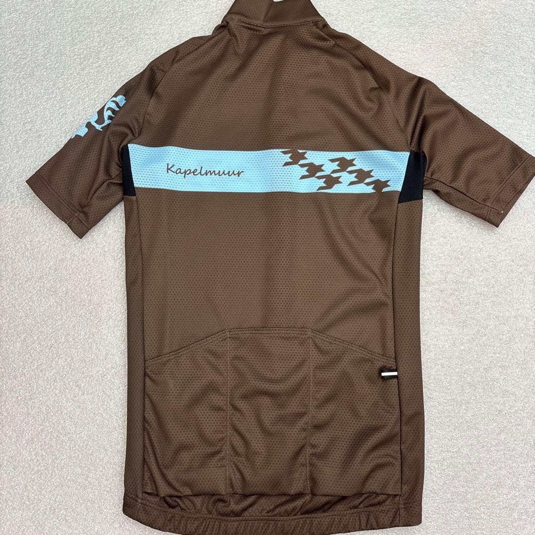 【新品】Kapelmuur ブラウン 半袖サイクルジャージ