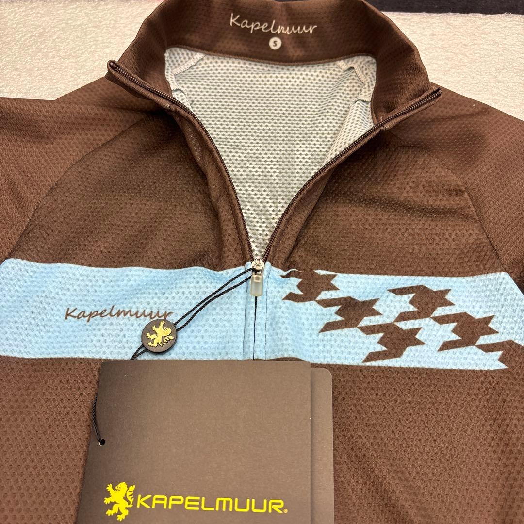 【新品】Kapelmuur ブラウン 半袖サイクルジャージ
